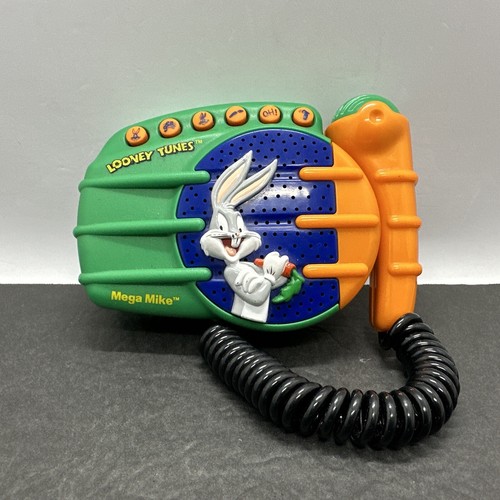 Looney Tunes Bugs Bunny Mega Mike Microphone/Sound Effects Toy 1999