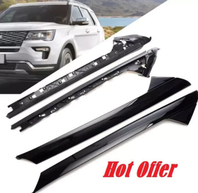 Windshield A-Pillar Molding Trim Compatible with 2011-2019 Ford Explorer Repl...