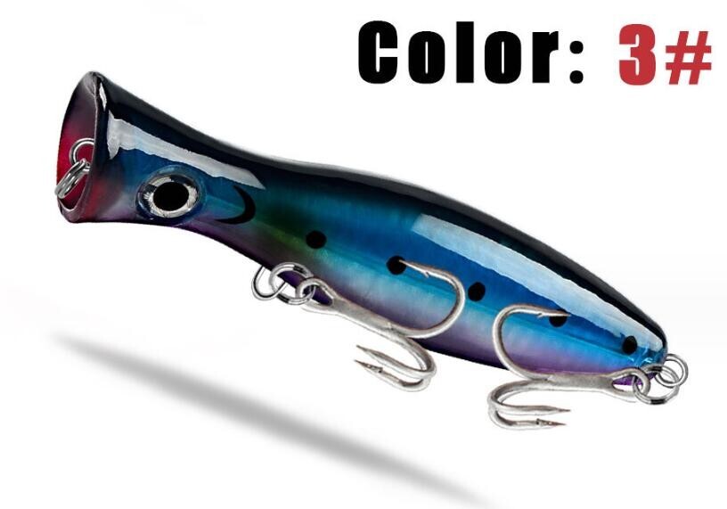 8PCS Popper Fishing Lures 42.5g Hard Bait Topwater Crankbait Wobblers Swimbait - Image 9