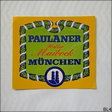 Paulaner Maibock Beer Label (BL4)