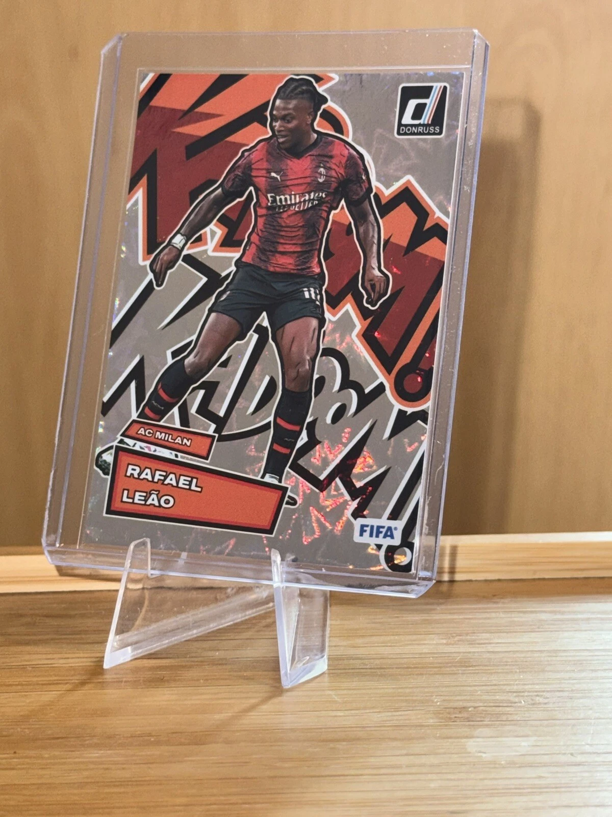 Panini Donruss Soccer 2023/24 Rafael Leao Kaboom Case Hit Super Short Print SSP