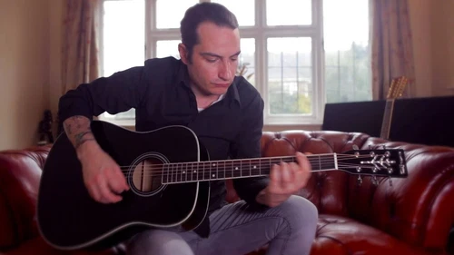 Stretton Payne Acoustic Guitar Black