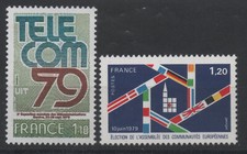 FRANCE 1979 : N°2050-2055 COMMUNAUTES EUROPEENNES + TELECOM 79 - NEUF** LUXE