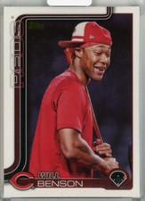 2025 Topps Series 1 Will Benson Golden Mirror Image Variations #52