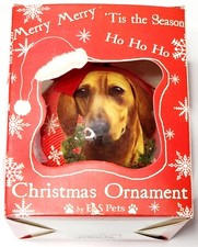 Dachshund Red Christmas Ornament E  S Pets CBO-13 NIB 