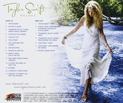 テイラースウィフト CD DVDコレクション TAYLOR SWIFT-TAYLOR SWIFT Deluxe Edition CD+DVD Ltd/Ed Japan
