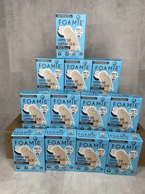 12 x 80g Foamie Coconut Scented Shampoo Bars -100% Plastic Free, Vegan, Free P&P