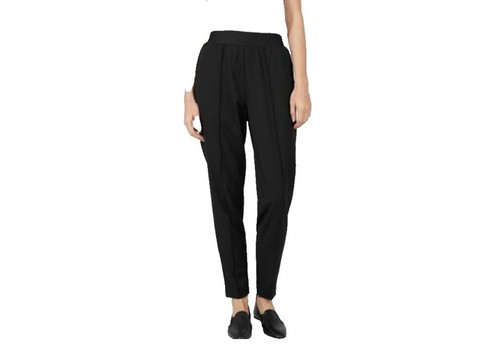 Pantalone Everlane donna 2 x 24 la gamba dritta crop lavato nero vita