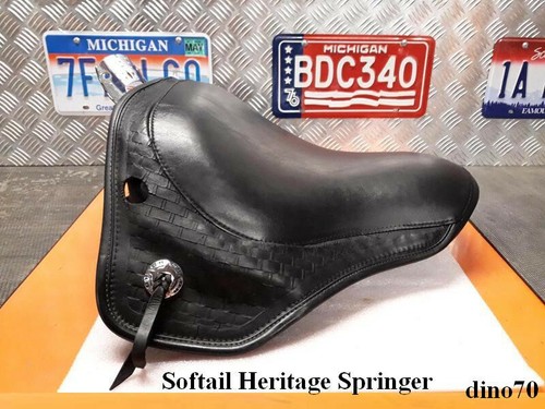Harley Davidson sella mono originale Heritage Springer Softail FLSTS | eBay