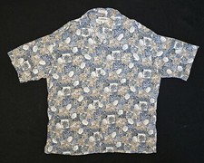 Vintage CAMPIA MODA XXL Hawaii Shirt Pineapple Palm Trees Ferns