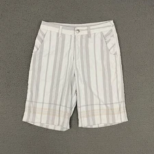 Lululemon The Works Shorts Mens Size 30 Gray Striped Golf Casual Dad