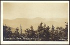Mt. Carrigain from Mt. Passaconaway, NH RPPC 1920s "Walker" Photo Postcard