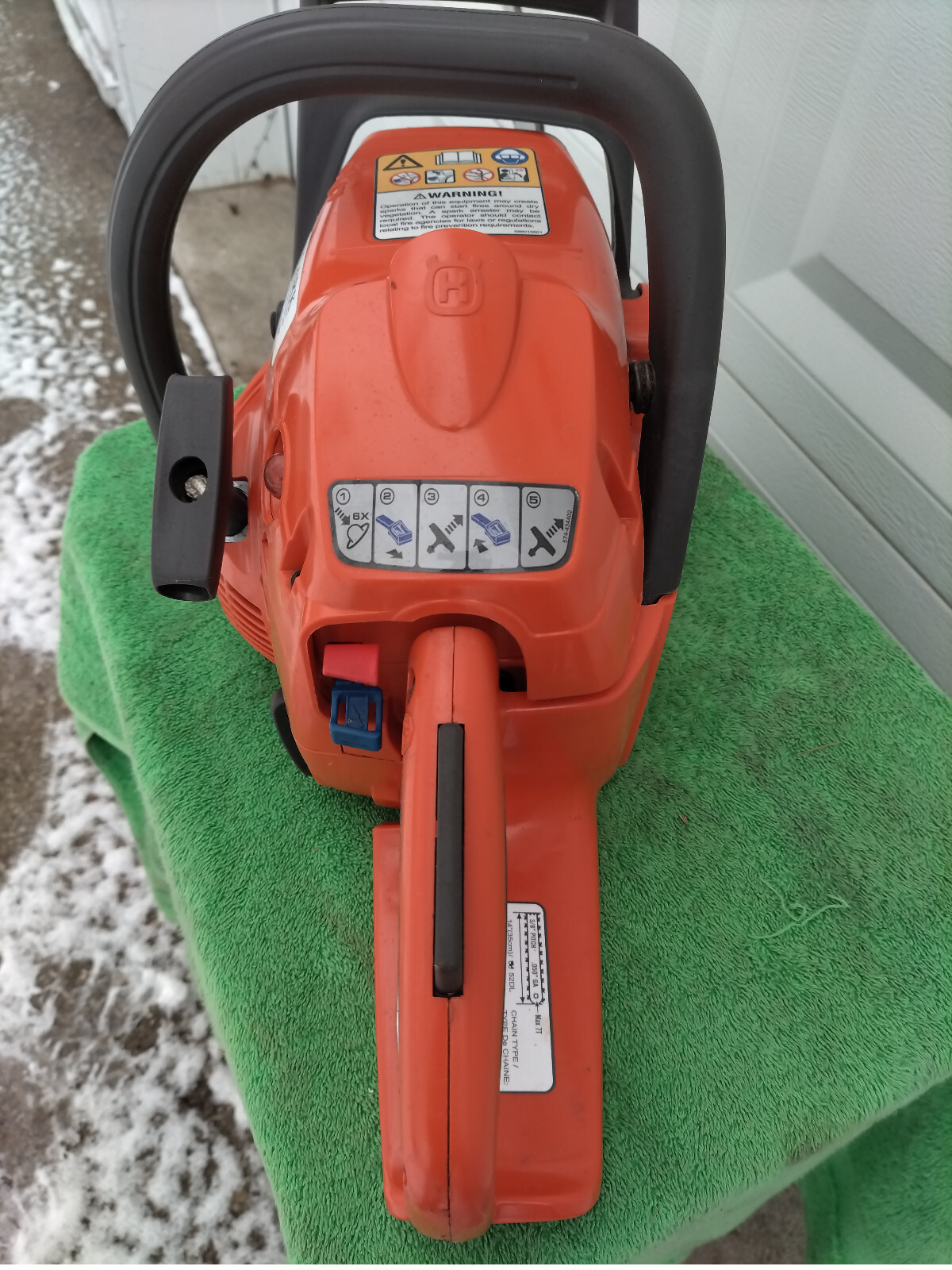 Husqvarna 240 X Torq chainsaw low hours eBay