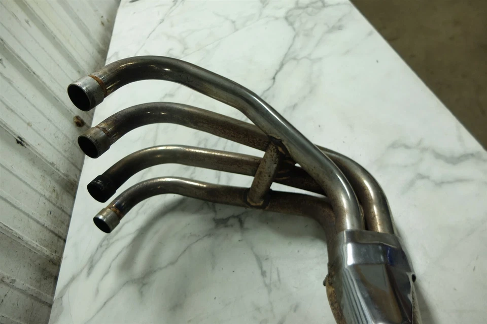 90 Kawasaki ZR 550 ZR550 B Zephyr silenciador tubo escape Foto 2 de 4