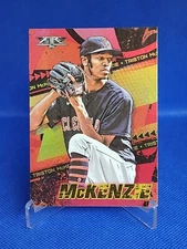 2022 Topps Fire Triston McKenzie Flame Red #99 Cleveland Guardians 