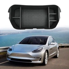 Front Trunk Organizer Tray Storage Box TPE Storage Box For Tesla Model 3 17-20