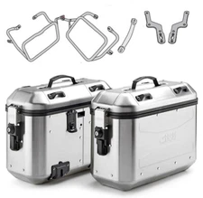 DLMK36APACK2 +PLO6710MK Suitcases Trekker Dolomiti 36 + Frame - Aprilia Tuareg