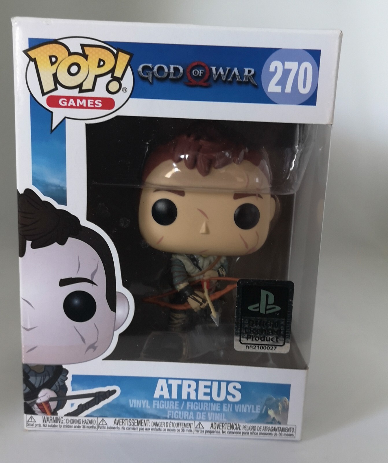 Funko Pop Games : God Of War Arteus #270 Play Station Official Product