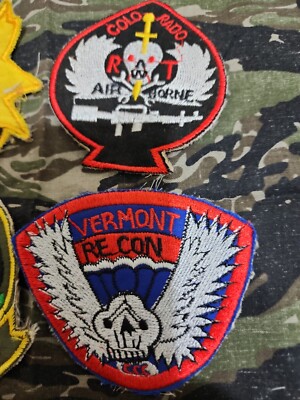 Vietnam War MACV SOG CCC Recon Team Patch Set #11 - Green Beret