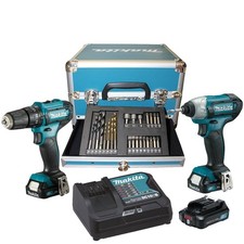 TRAPANO + AVVITATORE MAKITA CLX228SAX2 CON VALIGETTA 24 ACCESSORI