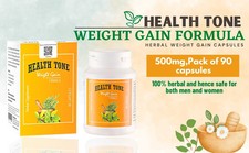 Health Tone Herbal Weight Gain 90 Capsules For Men & Women