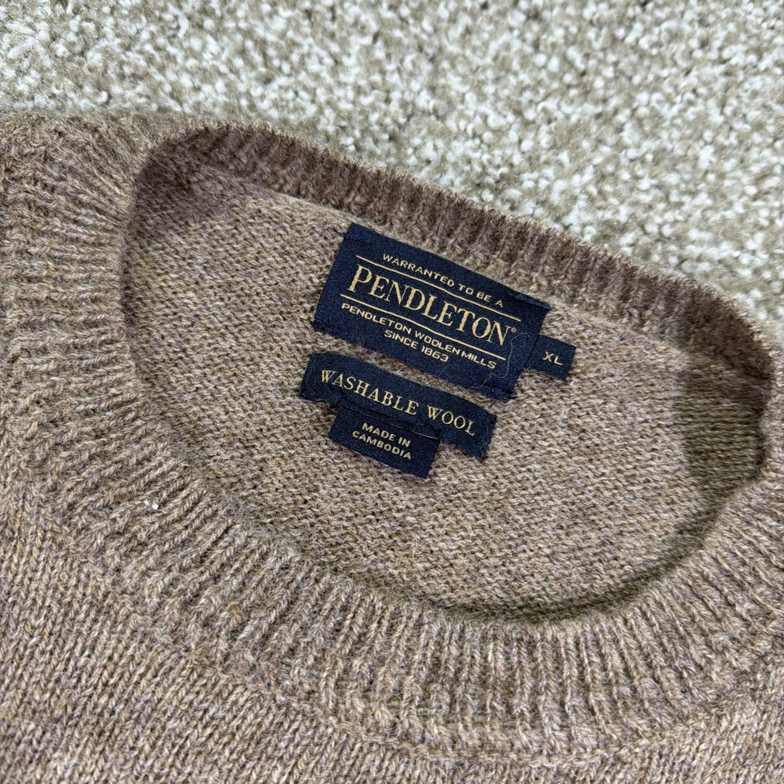 Pendleton Washable Shetland Wool Pullover Sweater… - image 2
