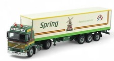 TEKNO,VOLVO F16 Globetrotter 4x2 with 3-axle SPRING trailer, 1/50, TEK85520