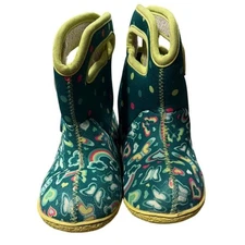Bogs Baby Bogs II - Rainbow Planet baby boot Green Toddler Size 8