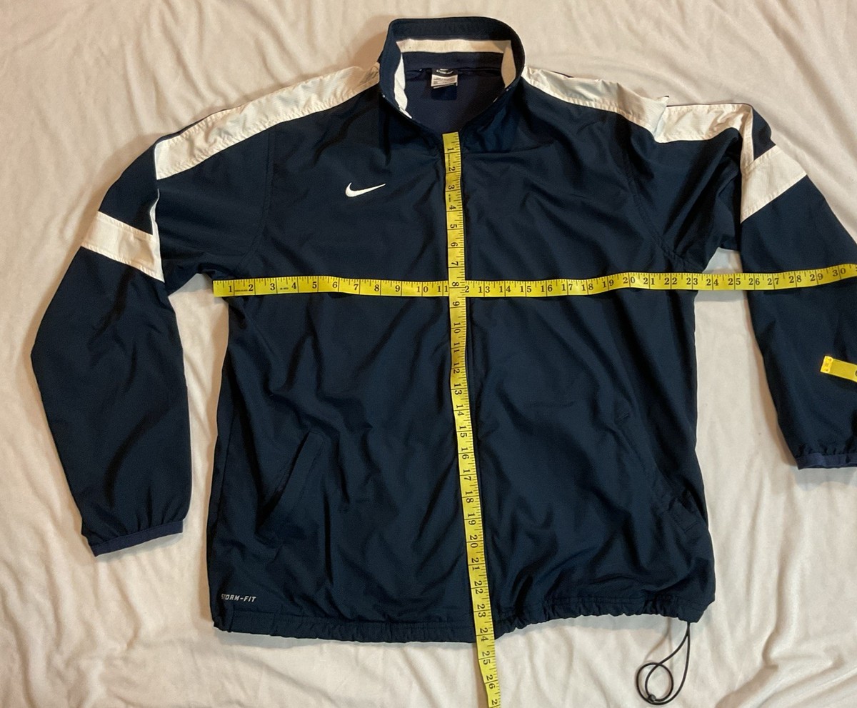 Nike Storm Fit Jacket Women's Lightweight Navy Blue Size 2XL XXL