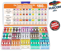 Autosicherungen Set 180 StüCk Mini Standard Mikro Sicherungen Mit Abzieher