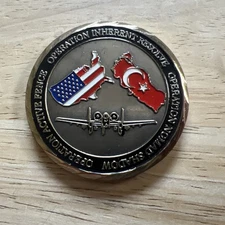 U.S. Military Operation Inherent Resolve Operation Nomad Shadow Challenge Coin
