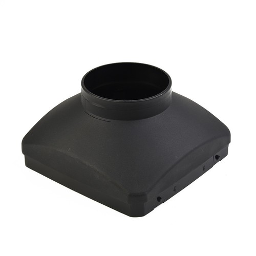 1x Single Hole Cover Outlet Cover Single Hole 75mm Diameter Black Fashion Hot - Picture 8 of 12