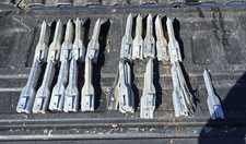 [80 Pack]Blue Hawk composite edging stakes 7” NOS Galvanized Steel