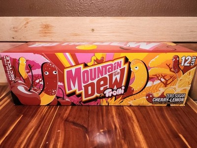 Mountain Dew Trolli Zero Sugar Cherry Lemon Soda 12 Pack of 12oz