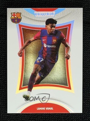 2023-24 FC Barcelona One & Two Ineffable Silver 27/99 Lamine Yamal Rookie RC 3u4