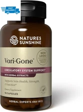 Vari-Gone, 90 Capsules, Varicose Vein Supplements with 7