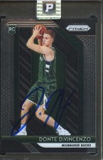 2018-19 Panini Prizm - Donte DiVincenzo #246 Silver Prizm (RC) Autographed
