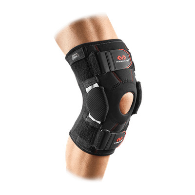 McDavid MD422 Knee Brace w/Dual Disk Hinges, Adult S, BLACK