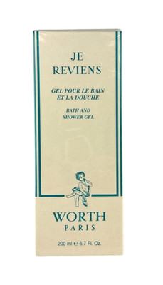 (15,00EUR/100ML) WORTH - JE REVIENS WOMAN 200ML BATH AND SHOWER GEL DUSCHGEL NEU