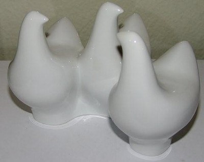 Bing & Grondahl 3 Gänse Blanc de Chine Figur entworfen von Agnethe Jorgensen