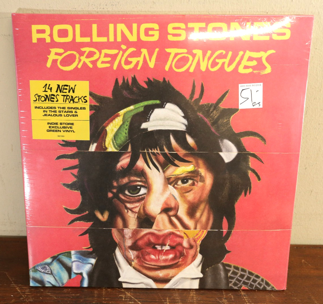 ROLLING STONES Foreign Tongues INDIE EXCLUSIVE LP sealed 2x GREEN VINYL NEW
