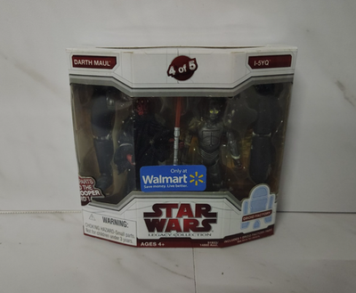 #ad Darth Maul I 5YQ 4 of 5 STAR WARS Legacy Collection Walmart MIB NEW $39.99