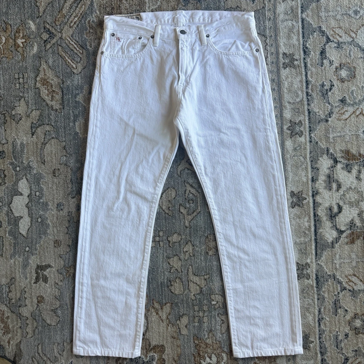 Polo Ralph Lauren White Classic Jeans for Men for sale | eBay