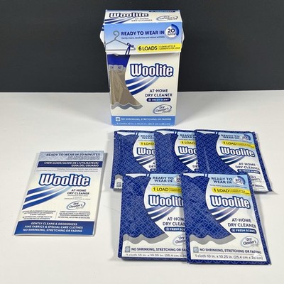 Open Box | Woolite At-Home Dry Cleaner 5 Loads 20 Min Fresh Scent Discontinued