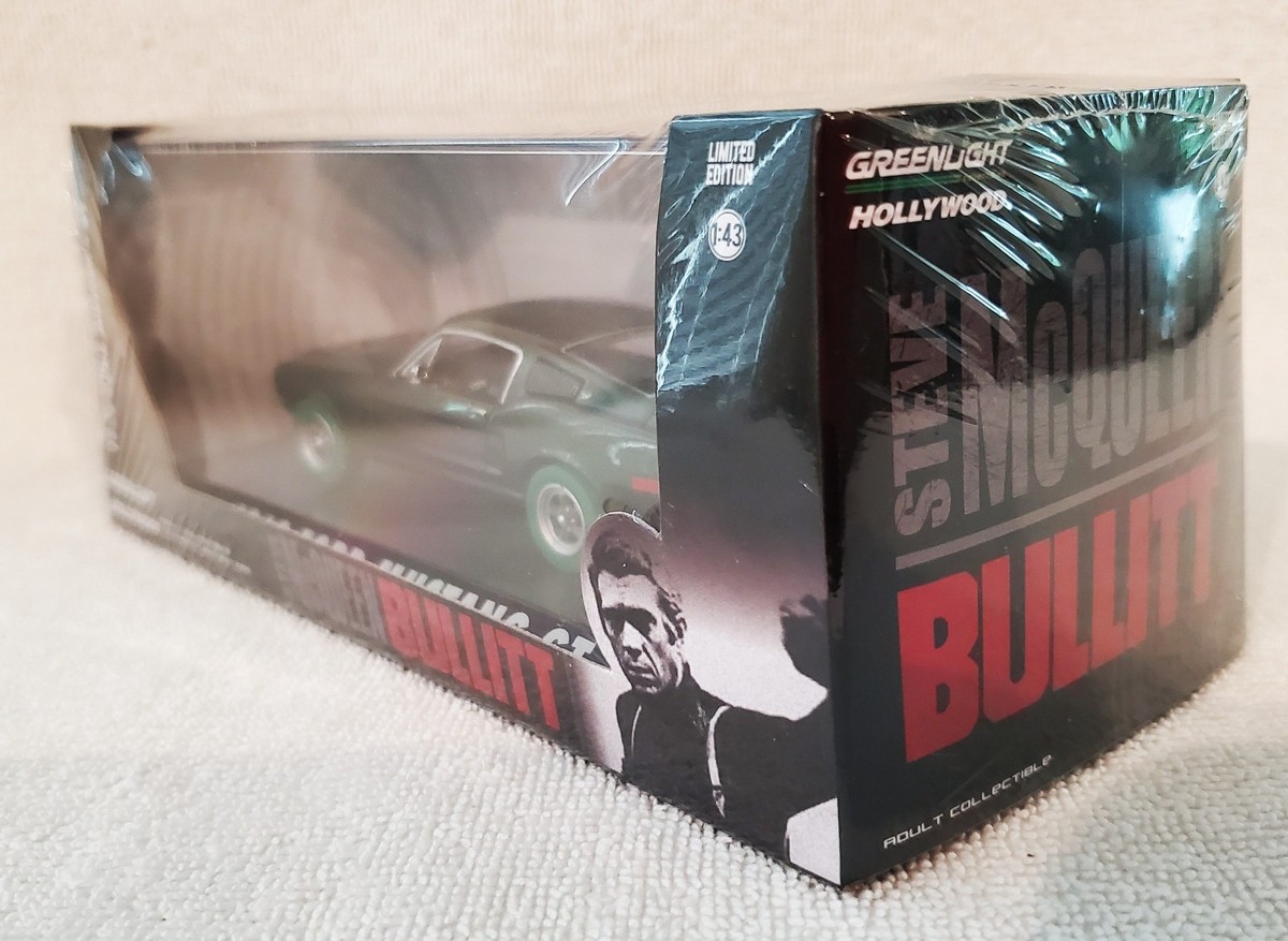 Steve McQueen Bullitt 1968 Ford Mustang GT Greenlight 86431 for