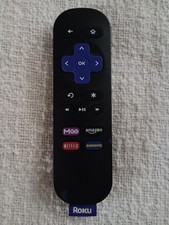 ROKU RC07 w Netflix Amazon Mgo Blockbuster Remote Control - Cleaned and Tested
