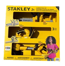 Stanley Jr. Garden Tool Set, Chainsaw - Hedge Trimmer - Weed Trimmer - Brand New
