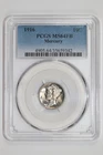 1916 MERCURY DIME PCGS MS64 FB
