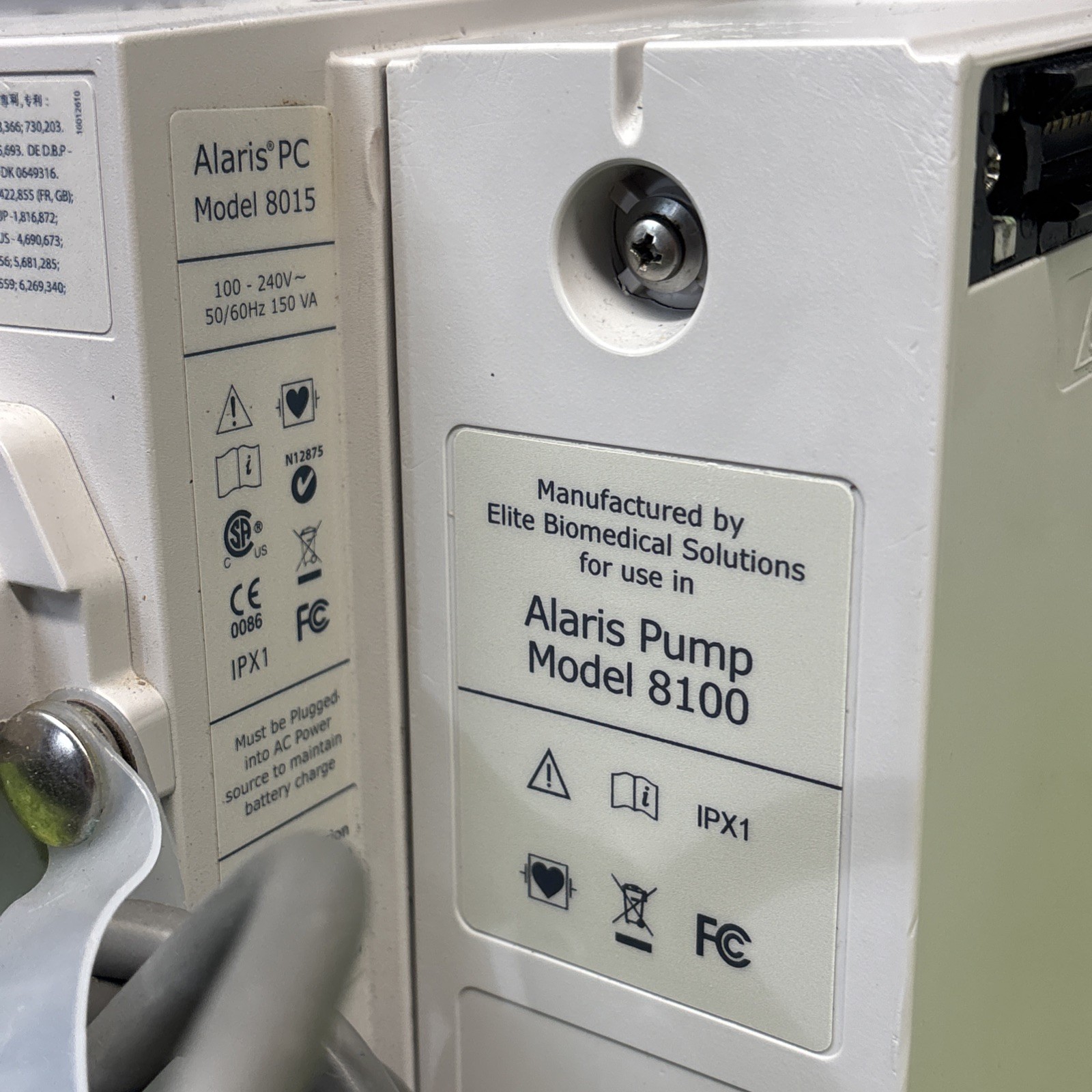 Alaris 8015 POC & 8100 Combo