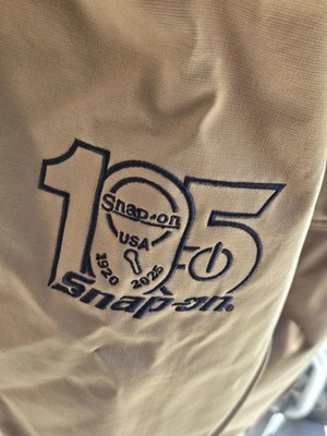 Snap-on Legend Padded Jacket USA Dull Gold Official Licensed New With Tags